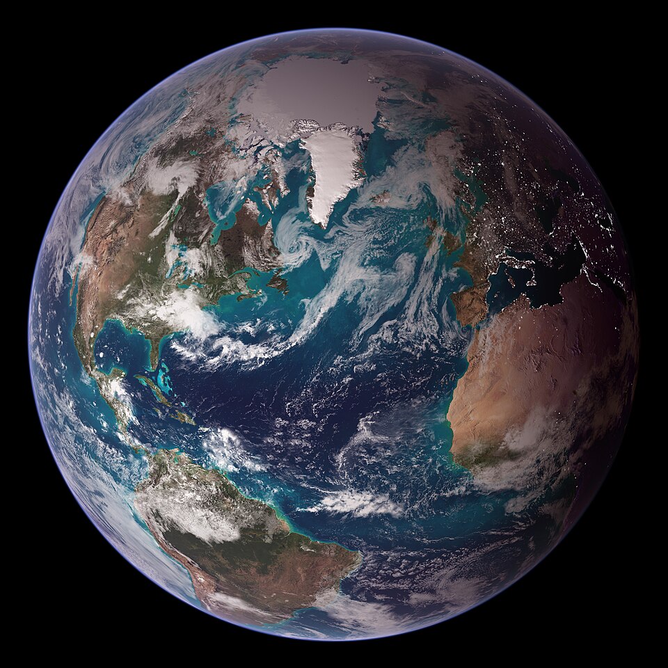 Współczesność — Black Marble (NASA)