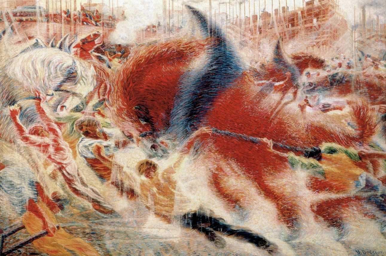 Dwudziestolecie — The City Rises (Boccioni)