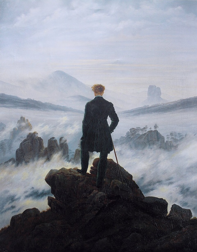 Romantyzm — Wędrowiec (Friedrich)